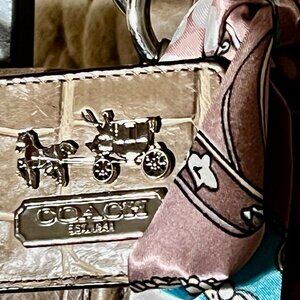 COACH-Beautiful Alligator Print Bag